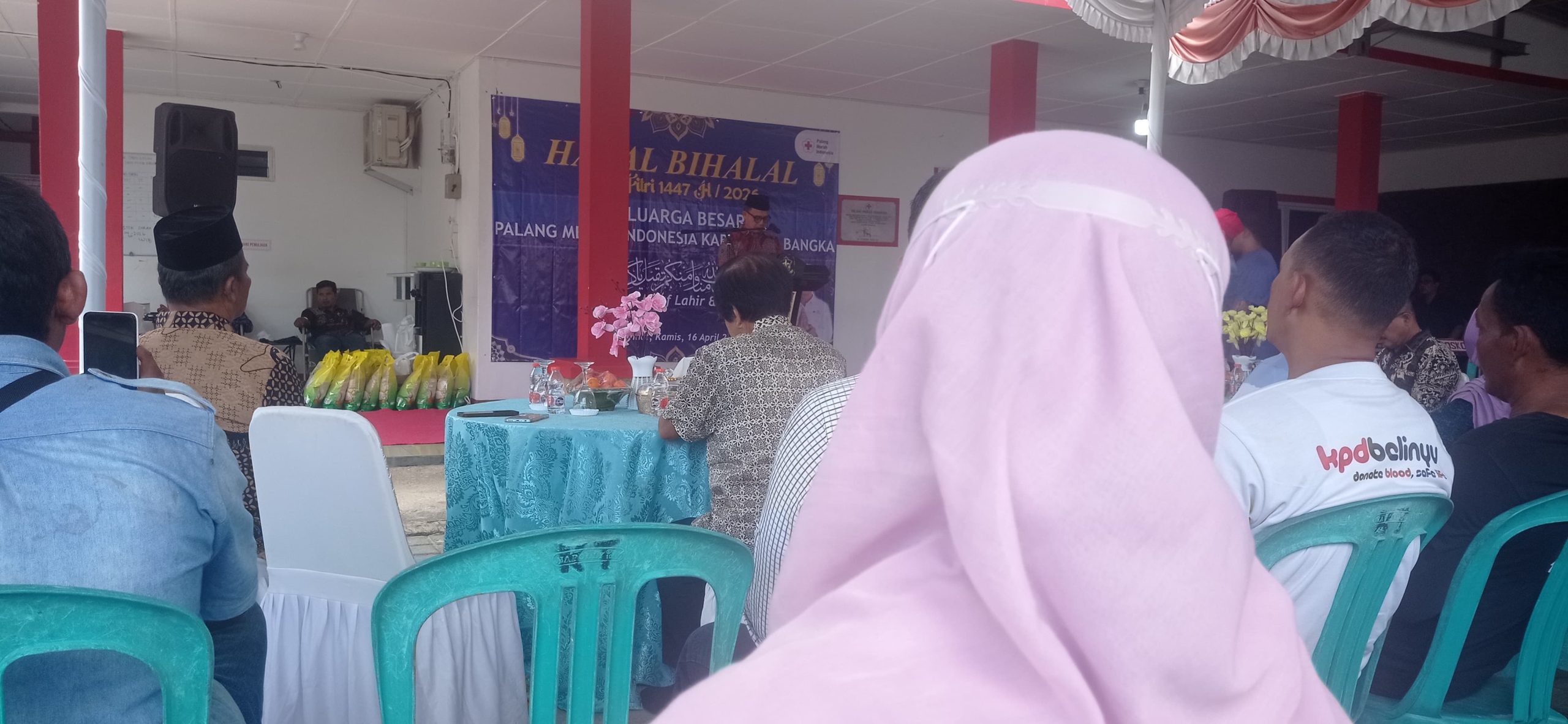Halal Bihalal PMI Bangka Jadi Momentum Kemanusiaan: Wabup Syahbudin Ajak Masyarakat Perkuat Sinergi Gerakan Donor Darah