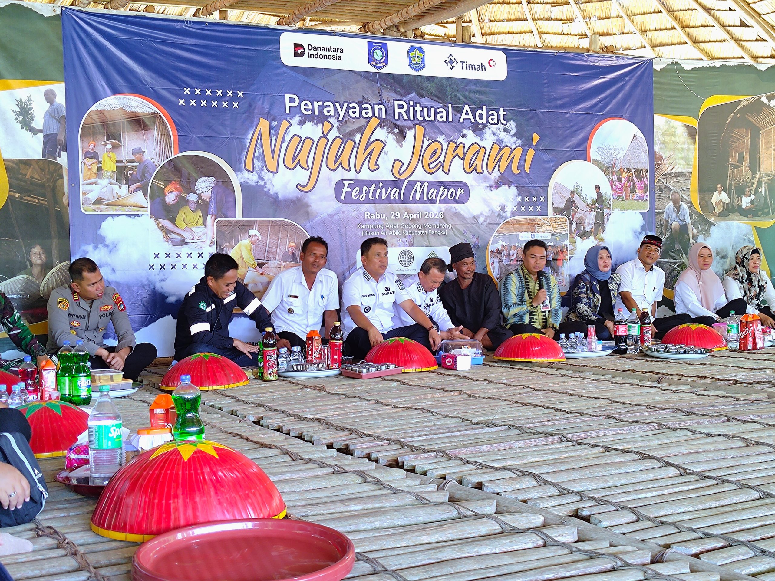 Hadiri Perayaan Ritual Adat Nujuh Jerami, Fery Insani Apresiasi Masyarakat Air Abik Pertahankan Adat