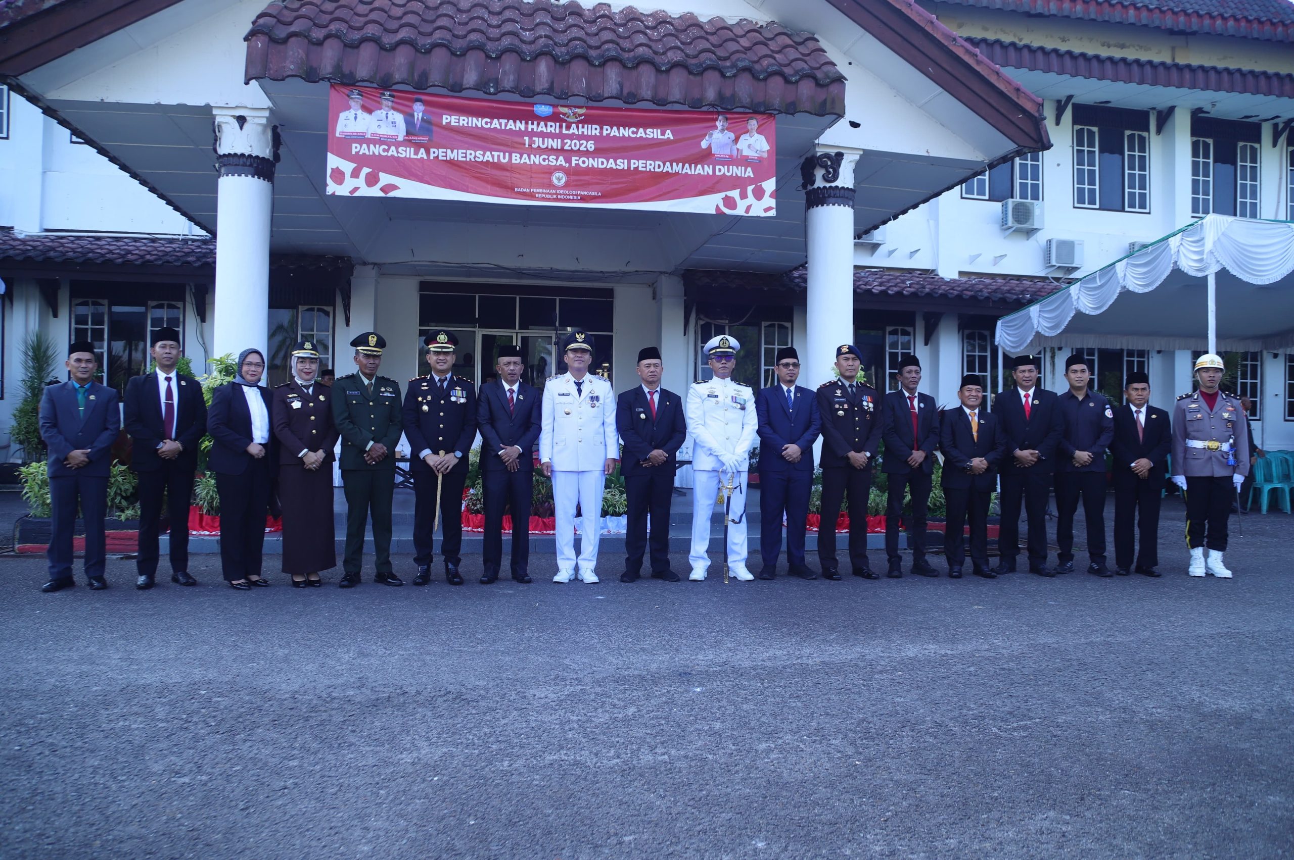 Pemkab Bangka Gelar Upacara Peringatan Hari Lahir Pancasila Tahun 2026, Di Pimpin Langsung Bupati Bangka H. Fery Insani