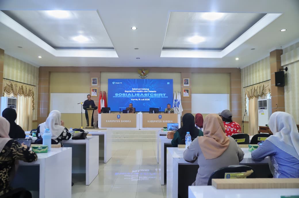 Hadapi Tantangan Tata Kelola Sistem Digital, Dinkominfotik Bangka Bangun Ketahanan Siber Organisasi Lewat CSIRT