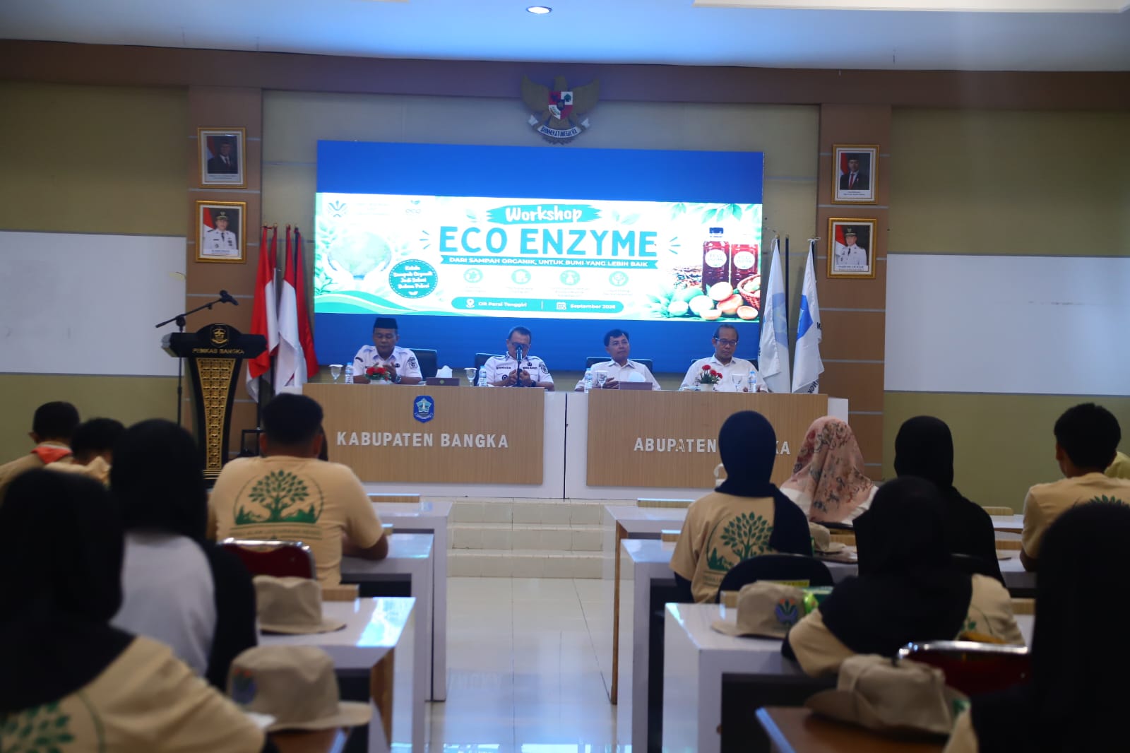 Buka Workshop Pemanfaatan Eko Enzyne, Wabup Syahbudin ingin Pelajar Jadi Pelopor Pemanfaatan Sampah Organik