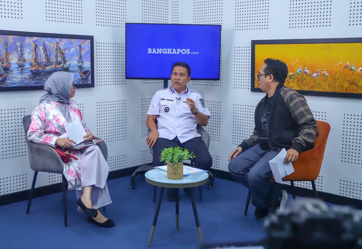 Bupati Bangka Isi Dialog Ruang Tengah Bangka pos, Paparkan Program Penggerak Ekonomi Di Kabupaten Bangka