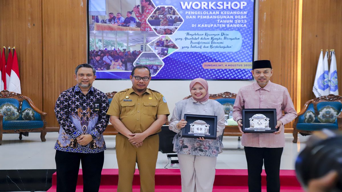 Pemkab Bangka dan BPKP Gelar Workshop Pengelolaan Keuangan Desa