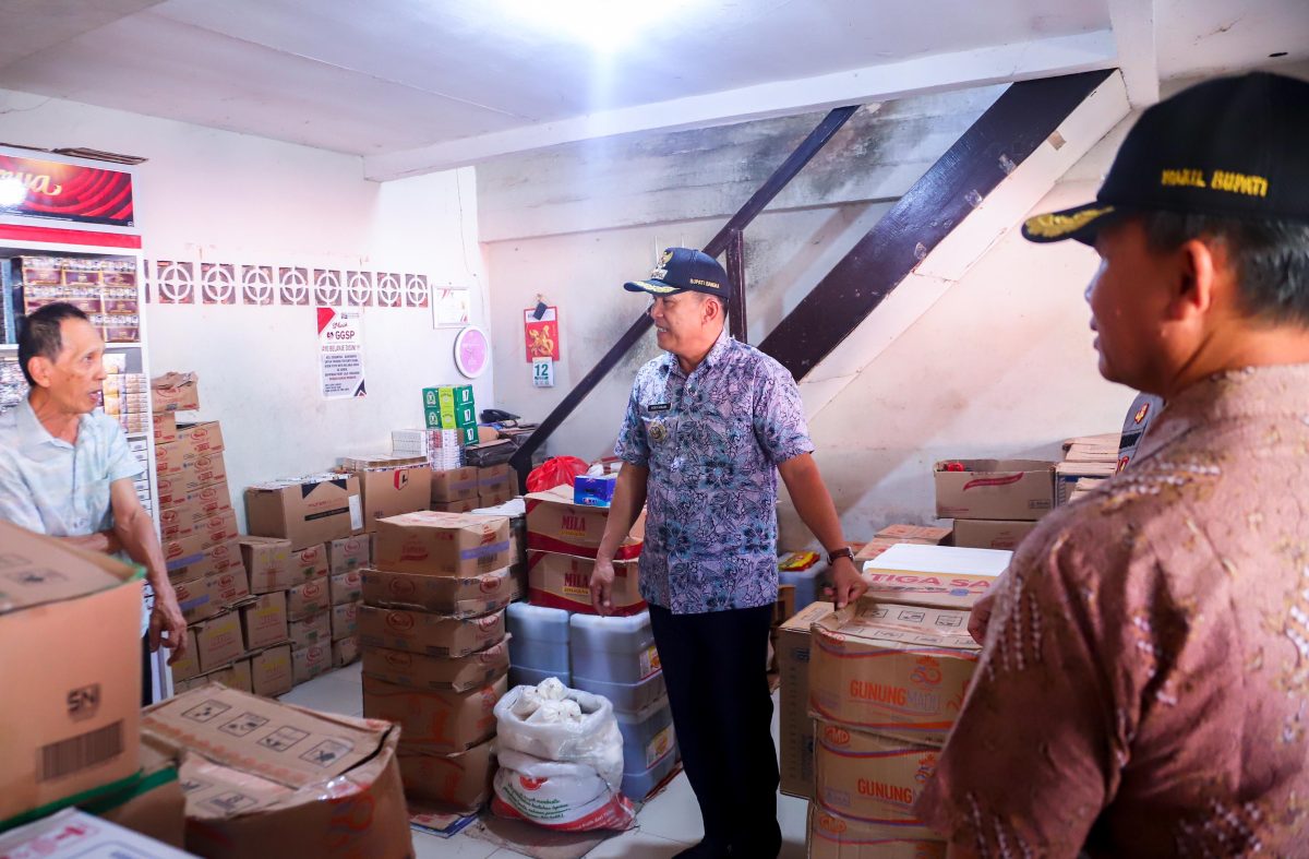 Jelang Lebaran Idul Fitri, Bupati dan Wakil Bupati Bangka Monitor Stok dan Harga Bapokting