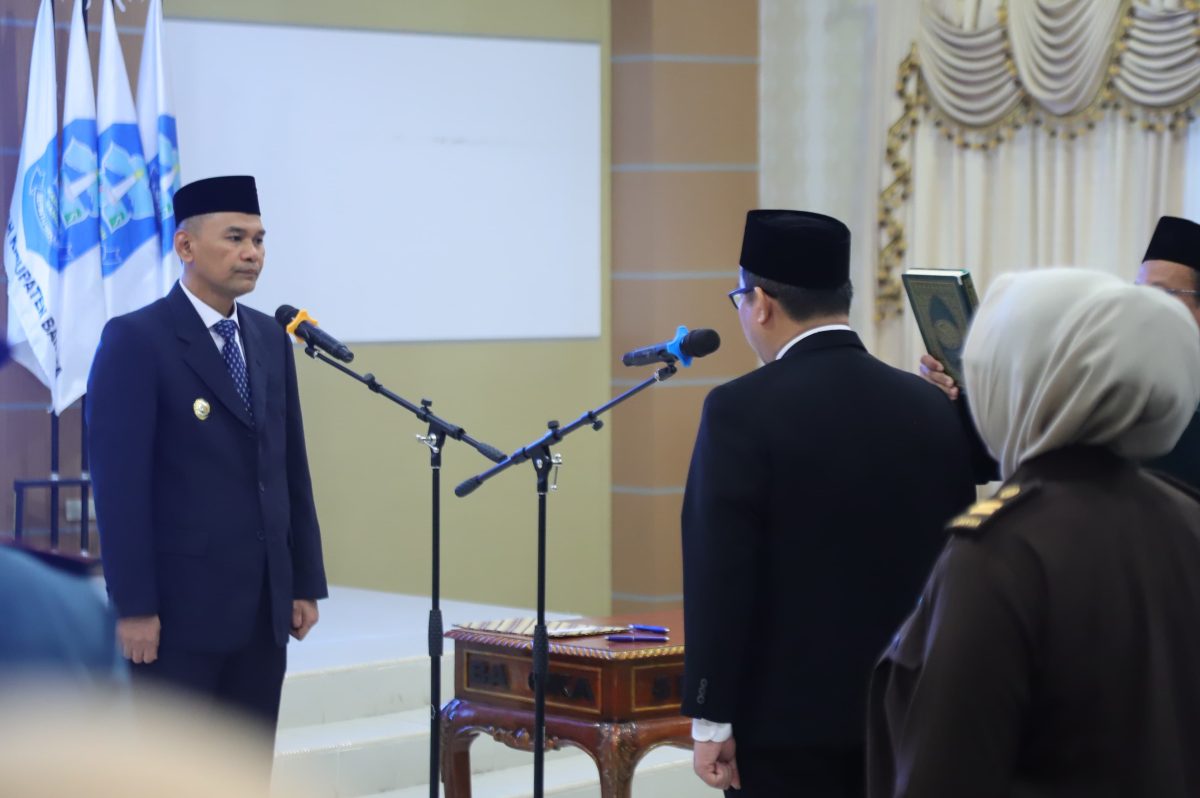 Thony Marza Resmi Jabat Pj Sekretaris Daerah Kabupaten Bangka