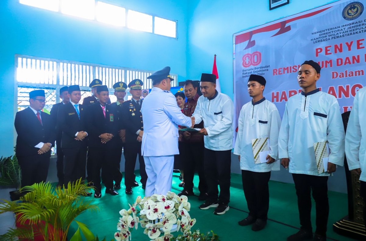 HUT ke 80 RI, 303 Warga Binaan Bukit Semut Terima Remisi Umum