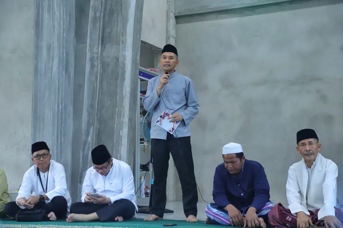 Ramadhan Ke-12, Pj Bupati Bangka Kunjungi Masjid Nurul Iman Matras
