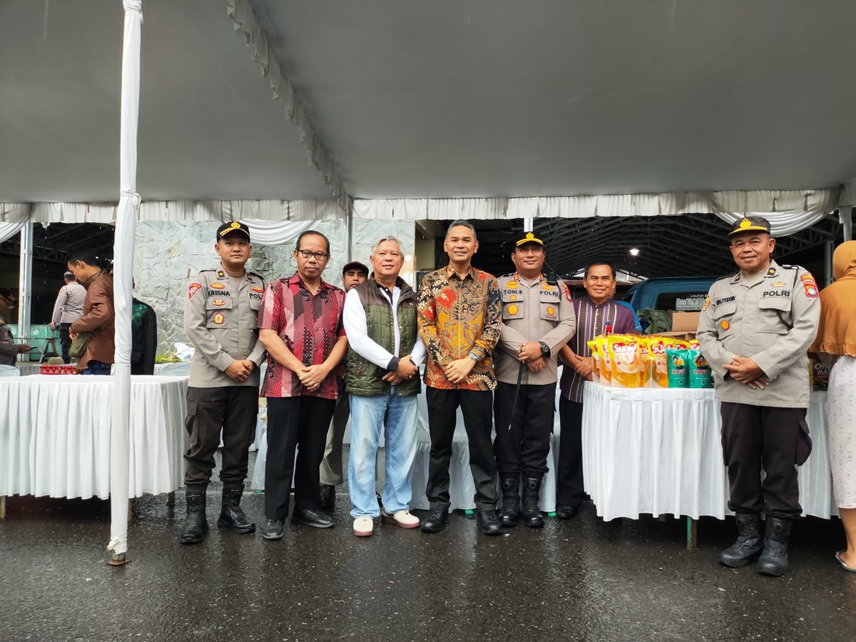 Pj Bupati dan Kapolres Bangka Pantau Pasar Murah di Taman Kota Sungailiat
