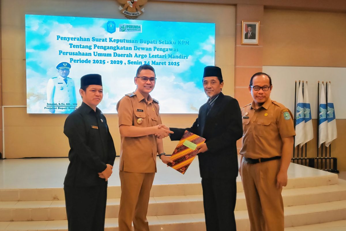 Eko Budiyanto Jabat Dewan Pengawas Perumda Alam 2025-2029