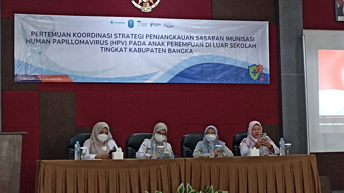 Plt. Kadinkes Bangka Ajak Masyarakat Galakan Imunisasi HPV Cegah Kanker Serviks Sejak Dini