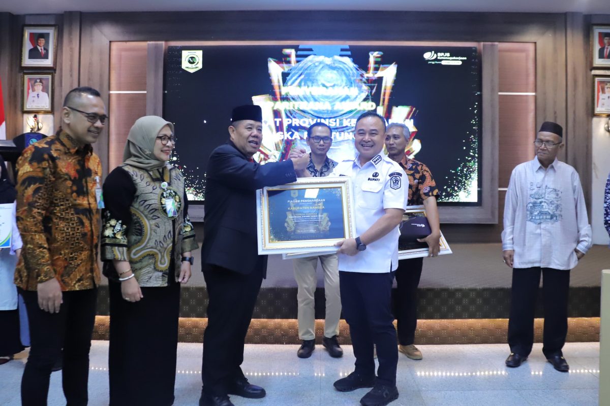 Pemkab Bangka Raih Penghargaan Paritrana Award 2025 Tingkat Provinsi
