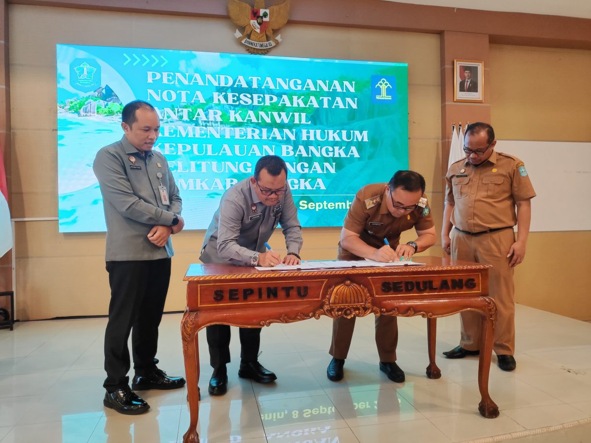 Optimalisasi Tugas dan Fungsi Peraturan perundangan-undangan, Pemkab Bangka Gandeng Kemenkumham Babel