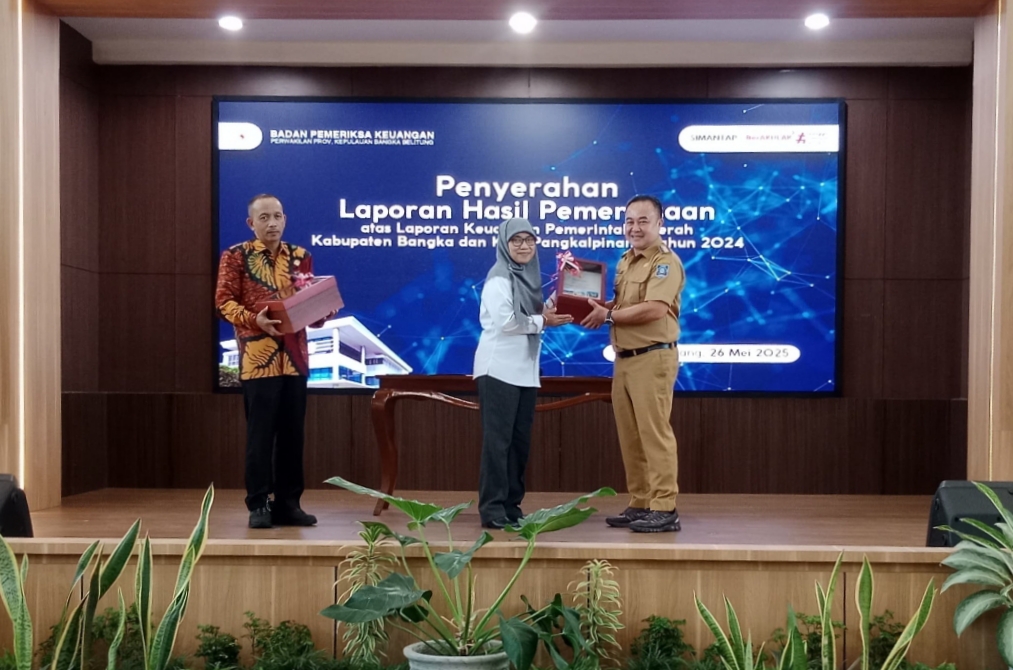 Pemda Bangka Dapat WTP 9 Kali Berturut-Turut