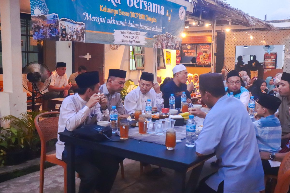 Pj Bupati Hadiri Buka Puasa Bersama Pengurus BKPRMI Kabupaten Bangka