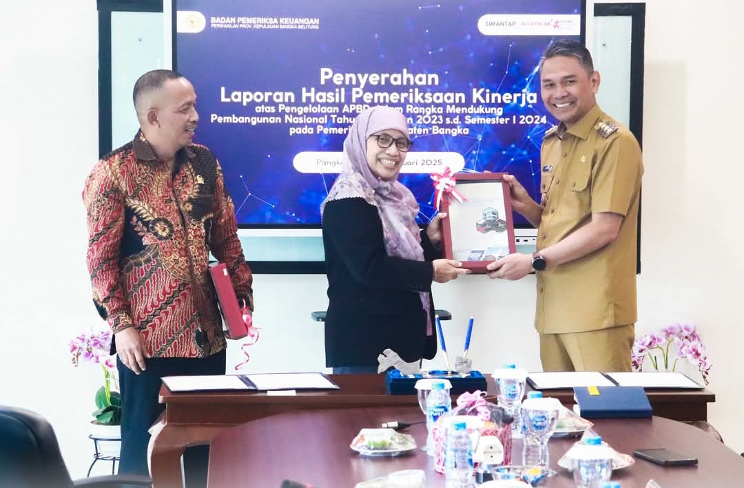 Pj. Bupati Isnaini : Semoga Tata Kelola Keuangan Pemkab Bangka Bersih dan Akuntabel