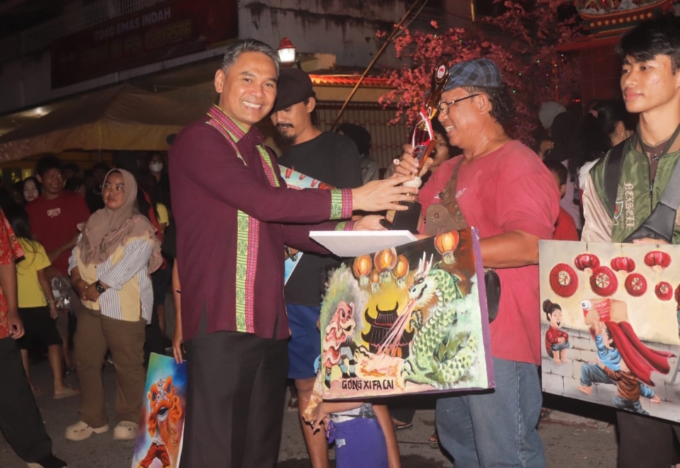 Perayaan Ceria Imlek di Sungailiat, Thongin Fangin Jitjong