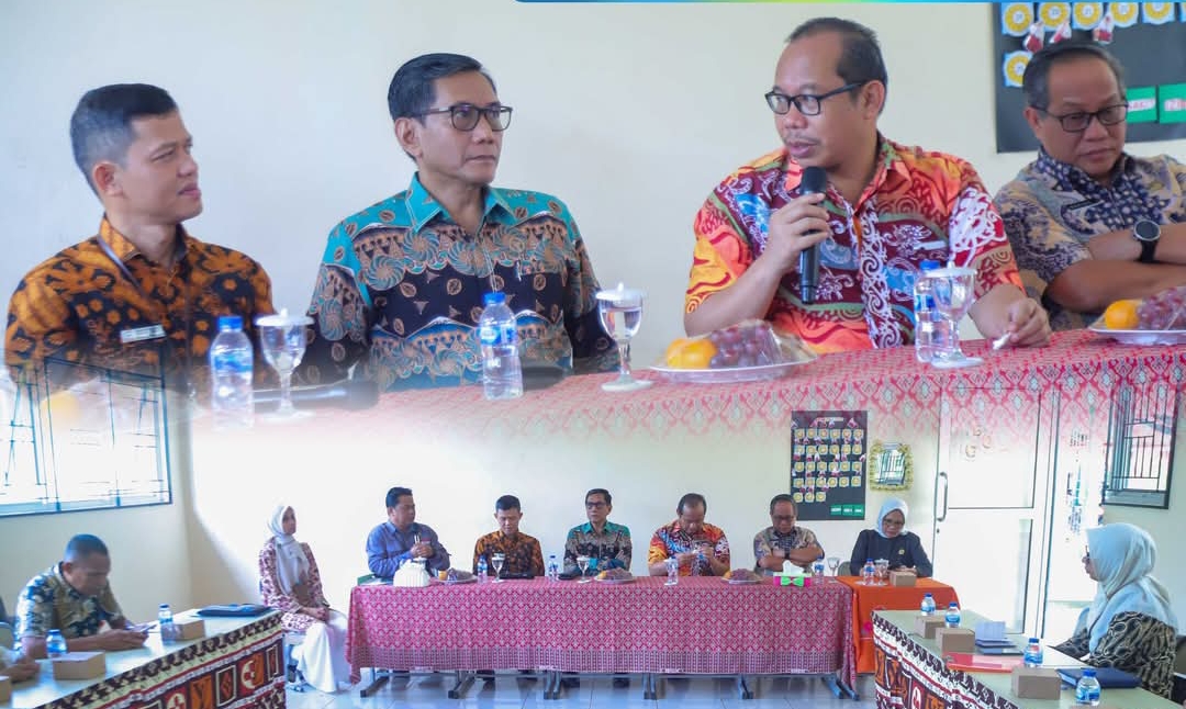 Ombudsman Tinjau Sarana Pendidikan, Pj. Sekda Bangka : Kami Tetapkan Skala Prioritas