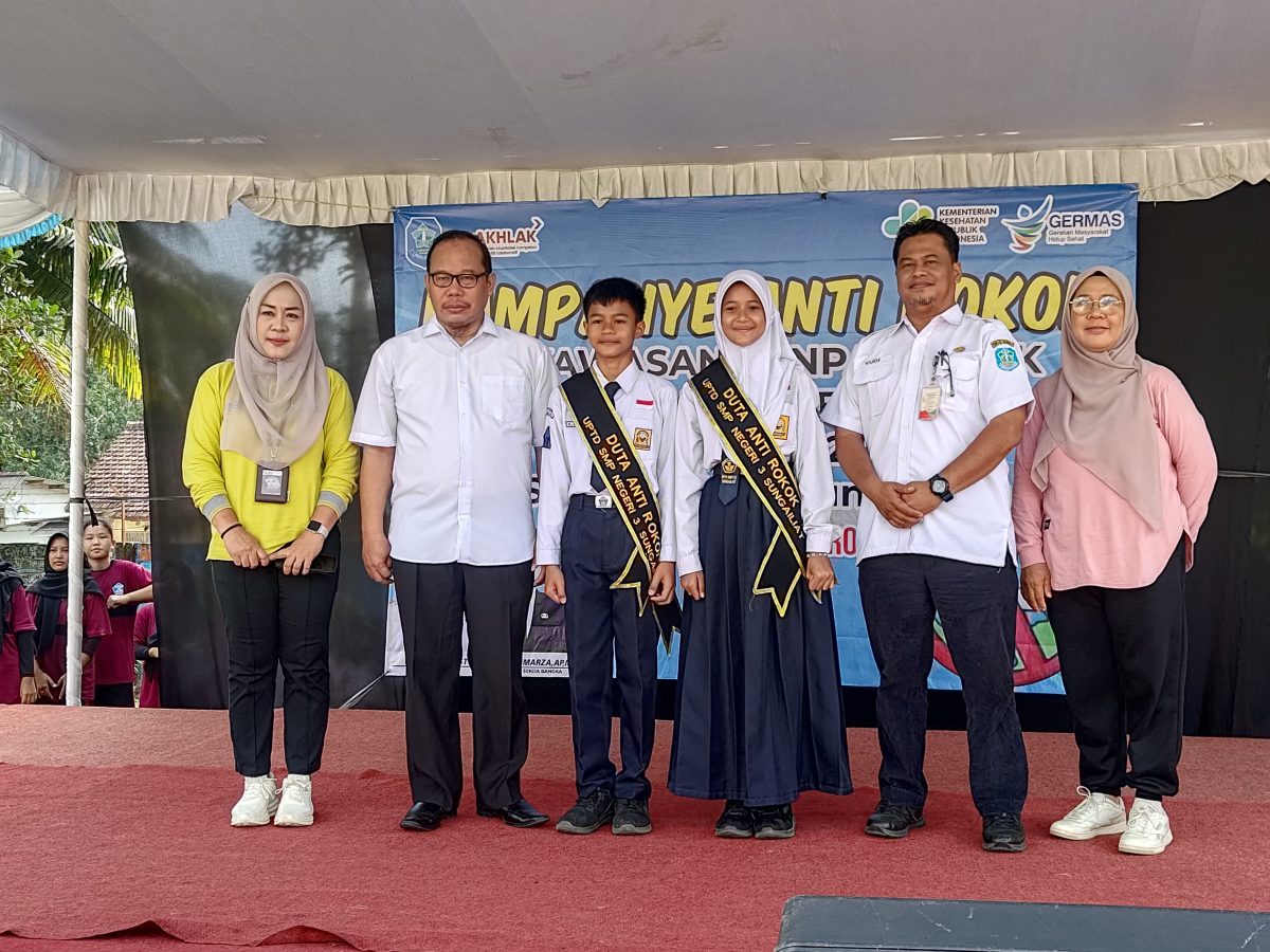 PJ Sekda Buka Gerakan Kampanya Anti Rokok Kabupaten Bangka