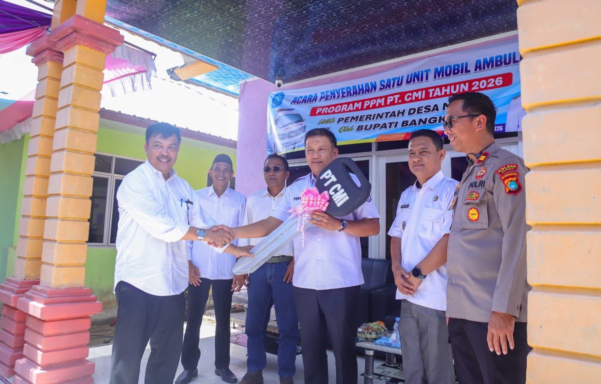 Bantu Mobil Ambulance Untuk Masyarakat Mapur, Bupati Apresiasi Kontribusi PT CMI