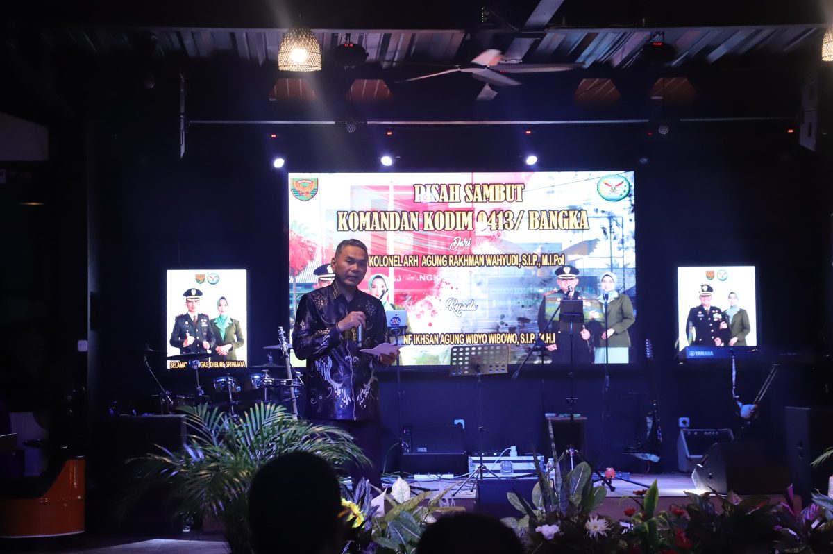 Pj Bupati Bangka Hadiri Pisah Sambut Dandim Bangka