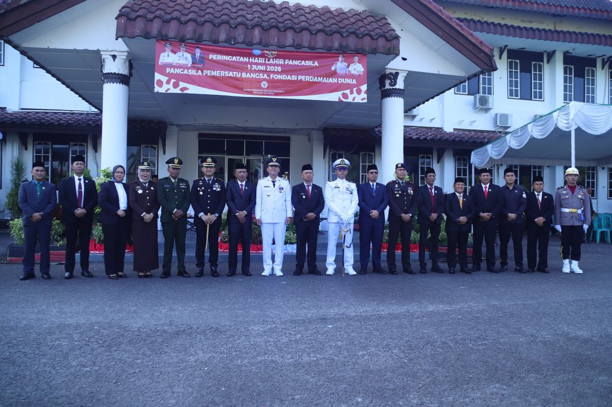 Pemkab Bangka Gelar Upacara Peringatan Hari Lahir Pancasila Tahun 2026, Di Pimpin Langsung Bupati Bangka H. Fery Insani