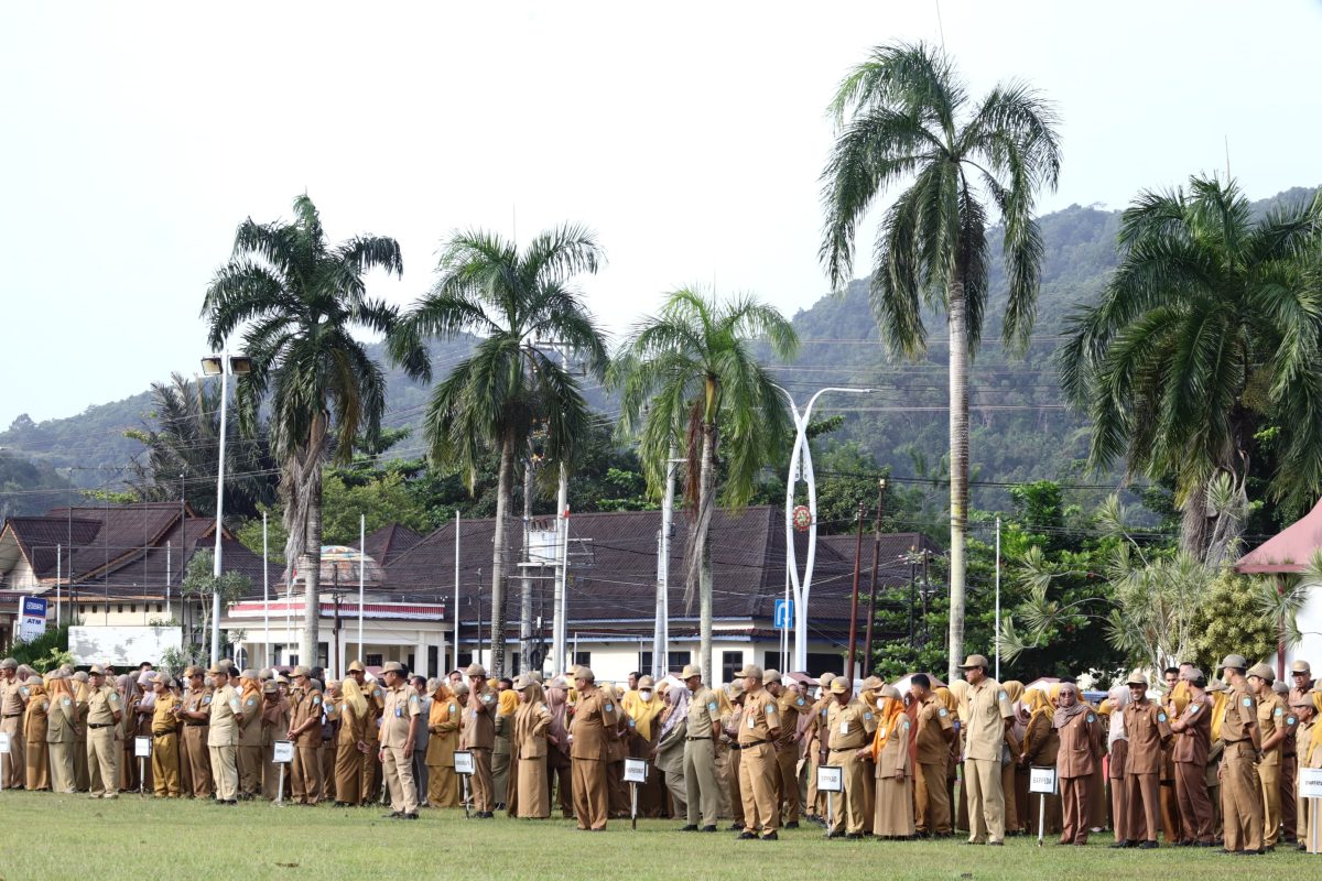 Pj Sekda Bangka Pimpin Apel Perdana Di Tahun 2026