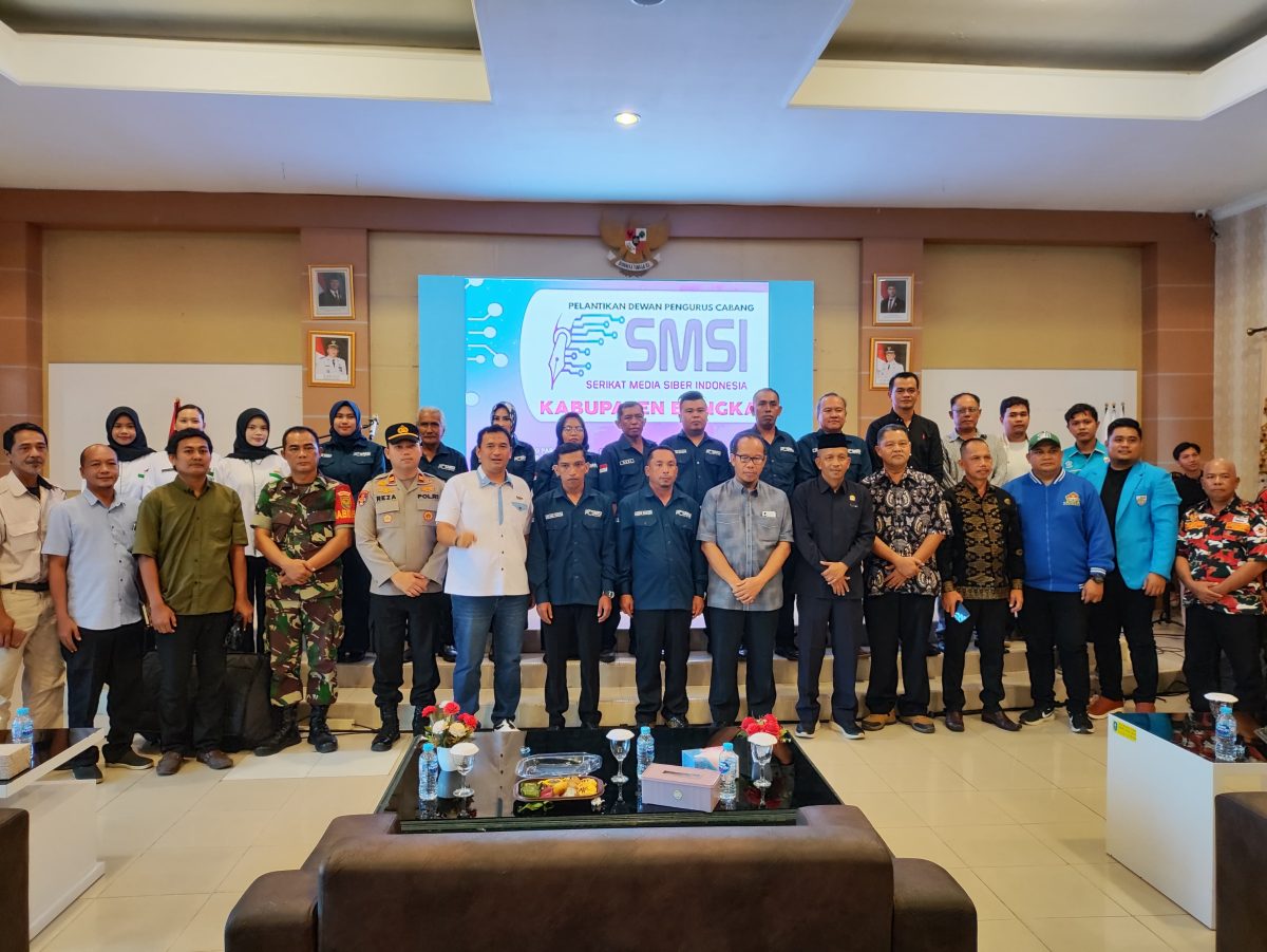 Ahmad Wahyudi Resmi Pimpin DPC SMSI Kabupaten Bangka Periode 2026-2031