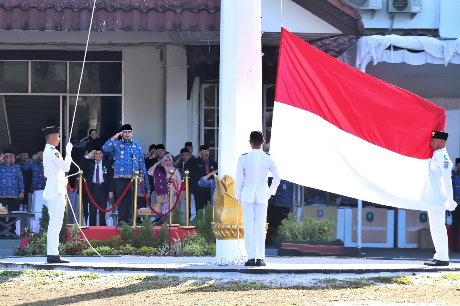 Pemkab Bangka Gelar Upacara Hut Korpri Hut Ke Pgri Dan Hgn Tahun